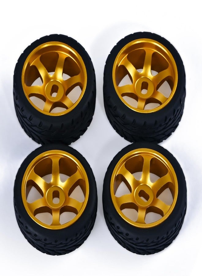 جنوط عجلات أبيندور بستة أضلاع وإطارات سرعة لسيارات التحكم عن بعد بمقياس 1/28، [2 ضيق + 2 عريض] 4 قطع من جنوط سبائك الألومنيوم مقاس 20 مم مع إطارات لسيارات Wltoys K969 K989 P929 AWD XRX AMZ WL DRZ GLA BZ - Image 2